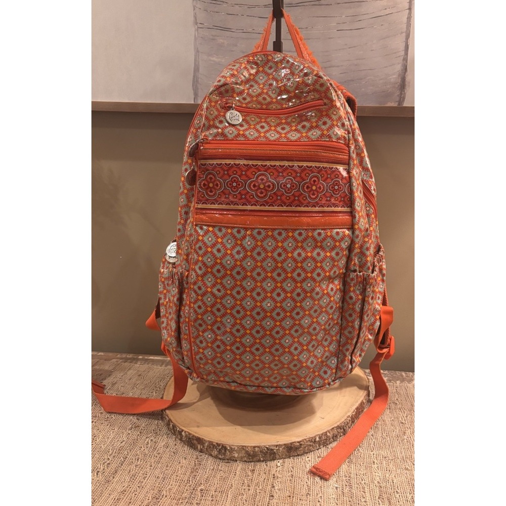 Vera Bradley Lylas Paprika Frill Backpack Red. Perfect‎ For Back To School!